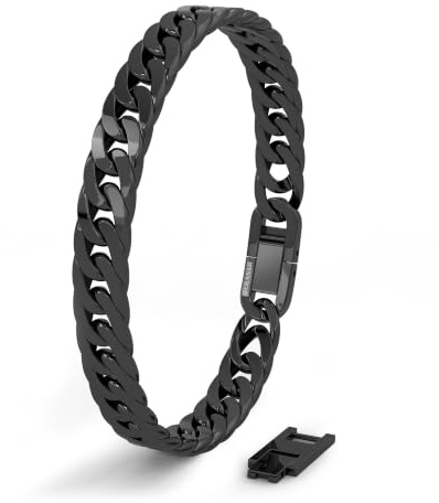 SERASAR | Premium Edelstahl Armband Herren | Rostfreier 316L Chirurgenstahl | Wasserfest | Sicherer Verschluss | Drei Farben | Inklusive Schmuckschachtel
