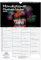 Planificador familiar de 4 columnas DIN A3 para fuegos artificiales 2026, juego de 1 calendario, 1 colgante de Navidad (2 piezas en total)