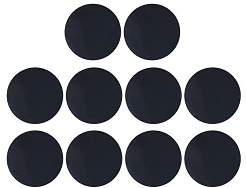Yosoo Health Gear 10-teilige Runde Grillmatte aus PTFE, Wiederverwendbar, Antihaftbeschichtet, Hochtemperaturbeständig, Frittier-BBQ-Netz-Set, Teflon-Grillzubehör, Netz-Backblech Zum Kochen Im