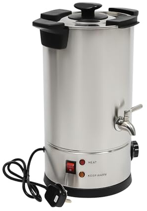 10L Electric Wax Melting Pot for Candle Making 1800W Professional Stainless Steel Candle Melter Kit with Adjustable Thermostat (30-110°C) Electric Candle Melting Pot Ideal for Soy/Beeswax/Paraffin