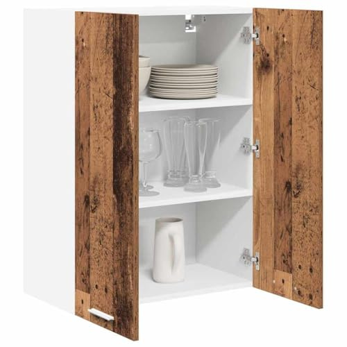 vidaXL Hängeschrank Altholz 60 x 31 x 80 cm Holzwerkstoff