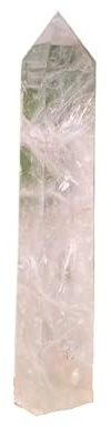LTRAJUYNH 1 Pieza de Columna Cristal obelisco Cuarzo Transparente 2 a,5 kg