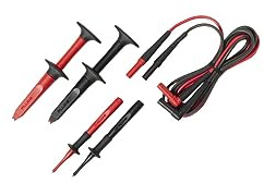 Fluke TL223-1 SureGrip Electrical Test Lead Set with SureGrip Insulated Test Probes