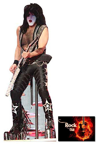 *FAN PACK* - Paul Stanley Lifesize Cardboard Cutout / Standee - INCLUDES 8X10 (25X20CM) STAR PHOTO - FAN PACK #344