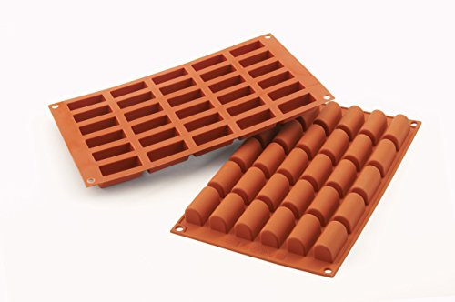 Silikomart 26.129.00.0060 Stampo in Silicone, Rosso, 44x18 h 20 mm