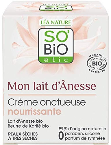 SOBIO Creme nourrissante Lait d'ânesse 50ML