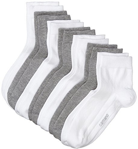 camano GmbH Co KG Herren 3023 Ca-soft quarter 7 par Socken, Weiß, 43-46 EU
