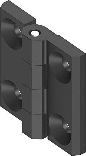 CTA Dichtungen 180° Anschraubscharnier Scharnier 40x40 PA6 30% GF für M5 Senkschraube 1C56-U30