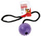 Classic for Dogs Pimple Ball and Rope, 70 mm, Purple