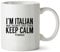 Hippowarehouse I'm Italian we Don't do This Keep Calm Thing Printed Mug Cup Ceramic 10oz