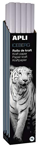 Apli 14450 Rouleau de papier kraft Blanc 1 x 25 m
