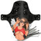 Riesel Design® 1x Mudguard - kol:OSS - XL MTB Schutzblech inkl. Kabelbinder/Stylischer MTB Schmutzfänger/Mountainbike Schutzblech als Spritzschutz für alle Radgrößen