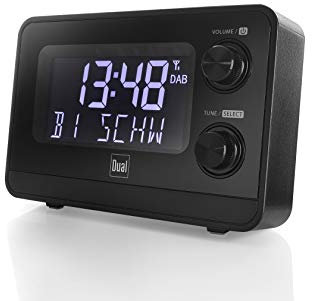 Dual Dab CR 10 - Radio Despertador Digital con función de Carga USB
