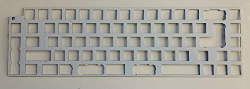 nullbits OEM FR4 Plate for Nibble 65% Mechanical Keyboard Kit (White)