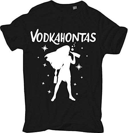 Männer und Herren T-Shirt Vodkahontas Größe S - 5XL