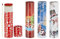 jameitop® 2 x 75er Rund-Packungen XXL Weihnachten Kaminstreichhölzer, 20cm Schneemann/Nikolaus Motive