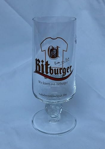 Bitburger 0,2l Glas/Bierglas/Kelch/Tulpen/Gold/Gastro/Bar/Sammlerglas