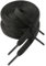 VSUDO Schnürsenkel Schwarz 130 cm Flach – 8mm Breite Schnürsenkel für Sneaker, Sportschuhe, Kinderschuhe – Black Shoelaces, Ersatz Schuhband für Damen & Herren (1 Paar-Schwarz-130cm)