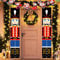 YAAVAAW Nussknacker-Türbanner Weihnachten Veranda Schild Dekorationen Outdoor Figuren Lebensgröße Soldat Modell Banner Outdoor für Wand vorne Weihnachtsdekoration
