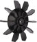 Small Air Compressor Fan Blade, Small Air Compressor Fan Blade Accessories Direct‑on‑Line Motor 14mm Shaft 135mm Outer Diameter, Direct‑on‑Line Motor Fan