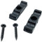 Large Black Turn Buttons & Screws Latch Thumb Catches Black 50mm for Shed Doors Garden Animal Pens Rabbit Hutch Pack of 2.