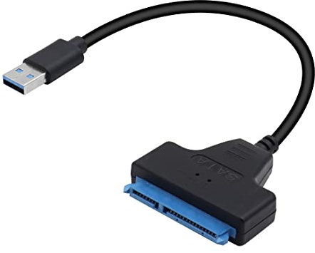 YACSEJAO Cable adaptador USB 3.0 SATA III para disco duro SATA III, cable convertidor externo para SSD y HDD de 2.5 pulgadas, soporte de transferencia de datos UASP