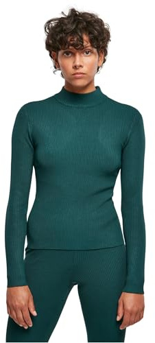 Urban Classics Damen Ladies Rib Knit Turtelneck Sweater