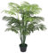 Spetebo Kunstpflanze im Blumentopf 125 cm - Palme XL - Künstliche Deko Pflanze - Kunst Blume Zimmerpflanze Baum
