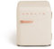 CREATE / RETRO FRIDGE 50 ROSE GOLD/Frigorífico blanco roto maneta oro rosa / 85W, minibar, un estante, diseño retro, 50 cm, dos repisas, capacidad de 48L, bajo consumo, 50x44x49,8 cm