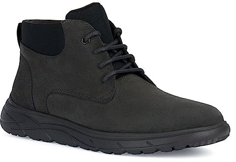 Geox U Portello, Stivale alla Caviglia Uomo, Mud, 42 EU