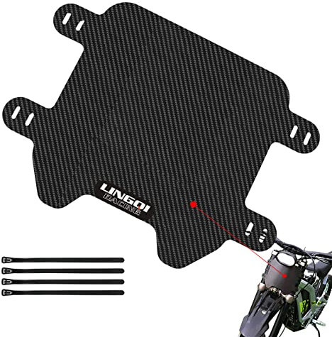 LINGQI Racing Carbon Fiber Front Number Plate for SURRON Light Bee X, Modification Upgrade Accessories for SUR Ron Light Bee Electric Bike