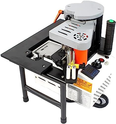 ALSUP Portable Edge Bander, 1-6m/s Double Sided Glue Woodworking PVC Edge Banding Machine, 1200W Building Supplies, Double-Sided Coating