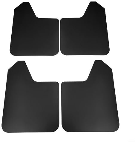 Parafanghi universali per auto, 4 pezzi, paraspruzzi per auto, pickup, SUV, furgoni, camion, paraspruzzi neri