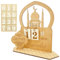 Giugio Ramadan Kalender, Eid Mubarak Kalender, DIY Ramadan Dekoration Aus Holz, Ramadan Dekorationen Countdown, kalender Ornament Gebet Ramadan Mubarak Deko Wohnzimmer Ramadan Geschenke für Kinder(A)