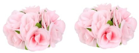Ciieeo 2pcs Hanging Rose Flower Artificial High-density Faux Floral Decoration for Weddings Events and Home Decor Reusable Easy to Install Design