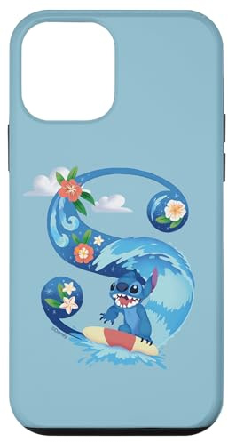 Disney Alphabet Monogramm Lilo & Stitch Buchstabe S für Stitch Hülle für iPhone 12 mini
