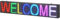 VEVOR Señal Luminosa LED Programable, Cartelera Desplazable en Color P10 RGB, Tablero Publicitario de Texto Personalizado, Control WiFi USB, Mensaje para Tienda, Bar, Publicidad, 99x19 cm