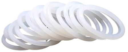 XLJP 10 Stück/50 Stück VMQ Weiße Silikon-O-Ring-Dichtung CS 3,5 mm Außendurchmesser 10 mm ~ 85 mm Silikonringe in Lebensmittelqualität O-Ringe Gummiringdichtungen (Color : 10pcs, Size : OD 26mm ID 1