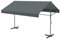 CONCEPT USINE | Store Banne Manuel Double Pente 3 x 3 m | ISEO Gris | Toile Polyester Hydrofuge | Protection UV | Ajustement Pratique avec Manivelle | Structure en Aluminium Légère et Robuste