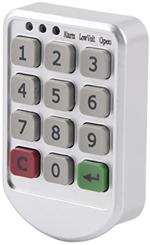 Ejoyous Cerradura de código eléctrico, cerradura digital para armario, cerradura electromagnética, cerradura con letras electrónicas, para armarios de oficina, armarios de cajones