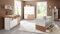 Arthur Berndt Babyzimmer-Megaset Maxim 7-tlg. / Kleiderschrank, Wickelkommode, Babybett usw.