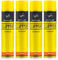 LIVHOME Genuine Clipper Butane Gas - Universal Refill Fluid for Lighters, BBQ, and Cooking - 300ml Capacity - Reliable & Safe Fuel Solution (Pack of 4)