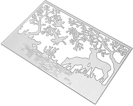 ULDIGI Stanzschablone Waldtier Aus Kohlenstoffstahl Metall-Form Für Scrapbook DIY Karten Album-Dekoration Fotorahmen Weihnachtsbastelset
