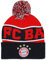 FC Bayern München I Bommelmütze I Beanie I Strickmütze I Unisex I Erwachsene I Mehrfarbig