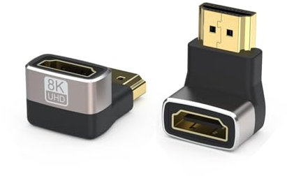 HLLYLL 2 adattatori HDMI Right Angle 90 e 270 gradi