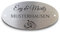 Türschild Oval Edelstahl 100mm / 150mm | Viele Motive Türschild Klingelschild Grabschild Wunschtext Personalisiert mit Gravur (Ringe)