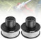 Antesen Lot de 2 bobines de fil et bobine de rechange pour débroussailleuse Black & Decker pour modèles GL250/GL310/GL360