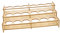 OSALADI Farbspeicher Regal Holz Organizer für Lackflaschen und Malutensilien und Tragbar für Projekte für Atelier Galerie und Zuhause