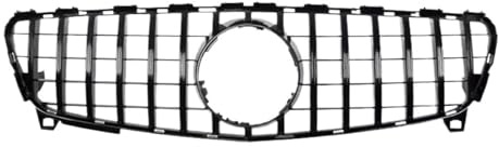 Auto Kühlergrill Kühlergrill Racing Grill Mesh Tuning Zubehör Für Benz A-Klasse W176 A250 A200 A45 Für AMG 2016-2018 GT Stil Stoßfänger Grill Ersatz(Gloss Black)