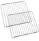 Spares2go - Ripiano cromato regolabile in larghezza per forno/piano cottura Beko (confezione da 1, 2, o 3 ripiani) 2 Shelves